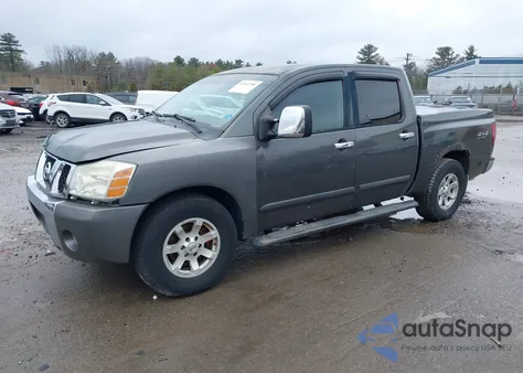 2004 Nissan Titan Se from USA, damaged, VIN 1N6AA07B44N570694